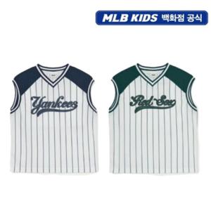 MLB키즈 [7ATKV0153] 바시티 스포티브 스트라이프 민소매티셔츠 2종