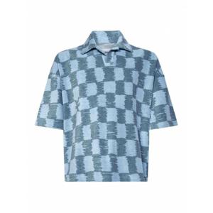 [BONSAI] 남성 폴로 BoxyFit 체크 셔츠 SS25TS007001BLU Blue /8