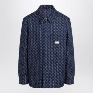 GUCCI Blue/white jacket with GG Shadow 813998ZAR26/Q_GUC-4069