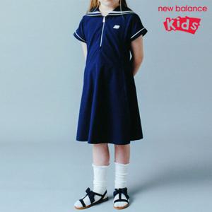 [뉴발란스]뉴발란스 키즈 여아 반팔셔츠형 마린 NK9KE2901G-59