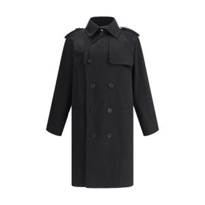 Saint Laurent 더블 브레스티드 트렌치 코트 815555Y7I14 1000 TP936016221