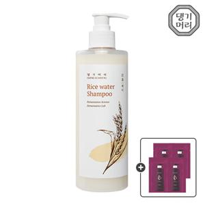 [댕기머리] 라이스 워터 샴푸 400ml+기골드 샴푸 샤쉐 4매 증정
