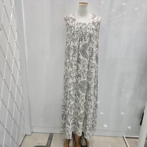 [밸리걸]여성 패턴 민소매 원피스 242790