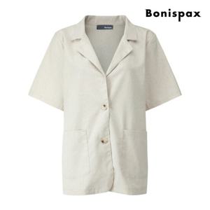 [보니스팍스] 카라 린넨 테일러드 하프 자켓 (XP5JK001M0)