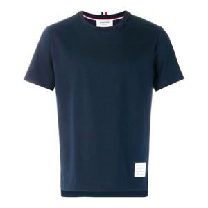 25SS 톰브라운 사이드슬릿 반팔티셔츠 네이비 MJS067A 00042 415
