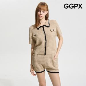 [GGPX] 라인 카라 가디건 앤 팬츠 투피스 (GP5ST013F)
