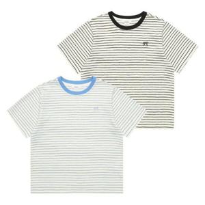 에꼴리에 세이브존03 4부 내추럴 슬럽 스트라이프티 25B5451-BK/BL