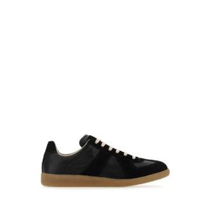 MAISON MARGIELA 블랙 가죽 레플리카 스니커즈 S58WS0109P1895 H6851
