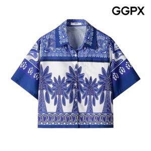 GGPX  페이즐리 야자수 바캉스룩 셔츠 (GP6SH015F)