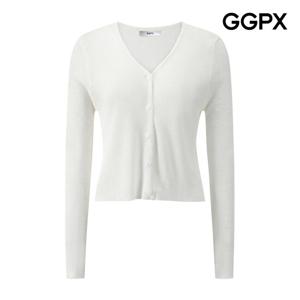 GGPX  썸머 골지 버튼 니트 가디건 (GP6KG004F)