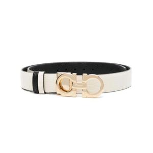 페라가모 Gancini buckle reversible leather belt 764045 TP717437082