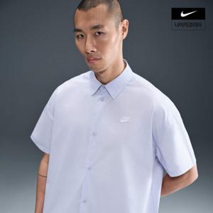 [나이키] 클럽 남성 반팔 버튼다운 탑 HJ2027-057