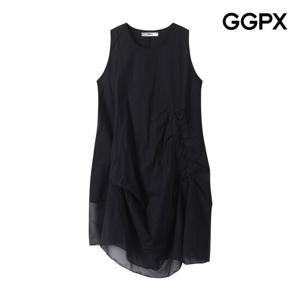 GGPX  언발 쉬폰 민소매 원피스 (GP6OP027F)