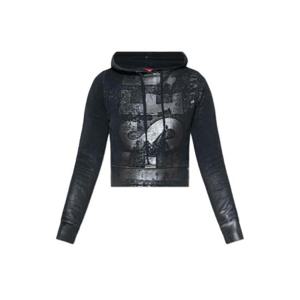 Diesel F Slimmy Hood P6 크롭 후드티 A149690AJEA 900 TP934740003