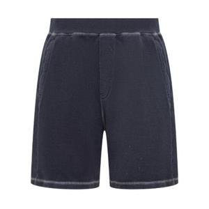 Dsquared2 로고 프린트 웨어 아웃 이펙트 반바지 S71MU0785S25463 478 TP935946734