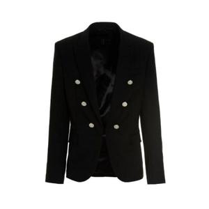 Balmain 엠보싱 버튼 롱 슬리브 재킷 AH1SI316WB09 0PA TP934490971