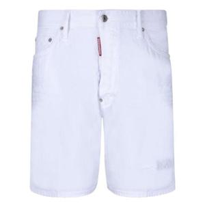 Dsquared2 불 마린 디스트레스드 데님 반바지 S71MU0799STN833 100 TP943367800