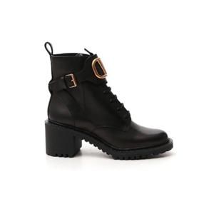 Valentino VLogo 버클 부츠 UW0S0AH7BEK 0NO TP943766840