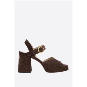 VALENTINO GARAVANI sandalo platform Fawcette in suede 7W2S0MI1DHU0TO