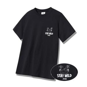 지프 JQ2TSU5963 STAY WILD 지프 반팔티셔츠