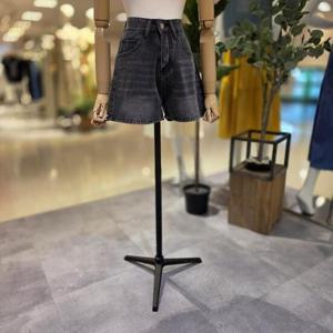 파파야 PNPRSP002B 블랙진데님숏팬츠