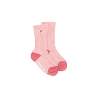[블루독베이비]컬러골지하프양말 45A14-810-05