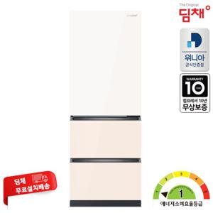 위니아 딤채 1등급 412L 3도어 스탠드 김치냉장고 JDT41KGPISC 딤채 공식인증점 전국무료설치