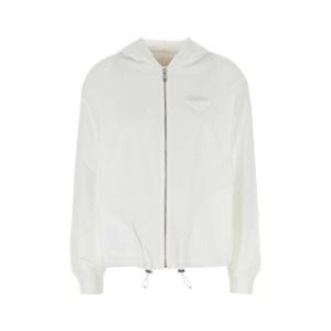 PRADA White cotton reversible jacket 138640SOOO17XE F0009