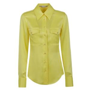Stella McCartney 롱 슬리브 버튼 셔츠 6200463BU370 7201LEMON TP944470679