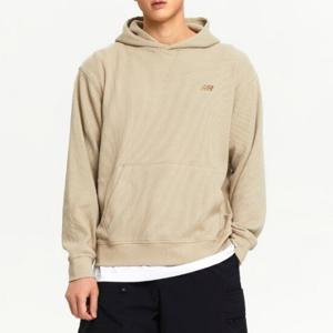 뉴발란스후드티 KQJ NBN0E4S031-37 남성 와플 후드티 (SEMI-OVER FIT)