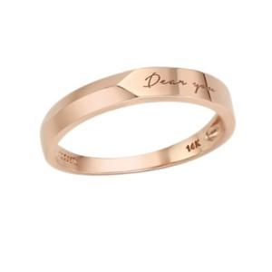 [로이드] 각인 러브메세지 14k 반지 남성 커플링 LRM17067G