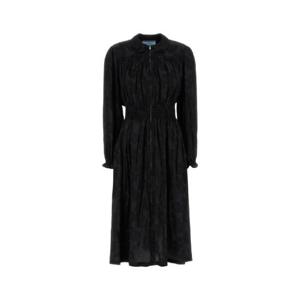 PRADA Black jacquard dress P3Q24RSOOO17ZC F0170