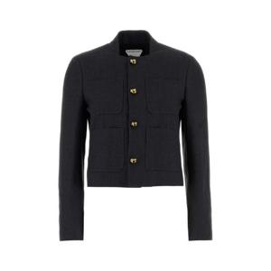 BOTTEGA VENETA Graphite cotton blend blazer 811685V5UP0 1370