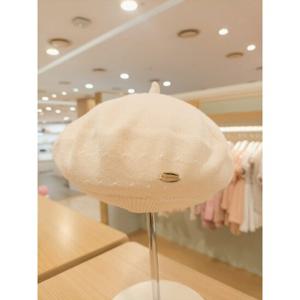 [압소바] (오트밀) 25FW 오트밀 니트 베레모 (A2531601)