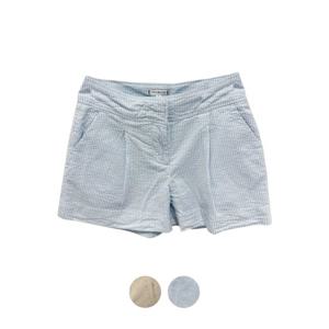 타미힐피거 여성 시어서커 스트라이프 반바지 XW05224