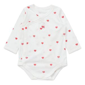 블루독베이비 10 25FW가을신상 (RD) 하트뱀부배내바디슈트 (45A70040040)