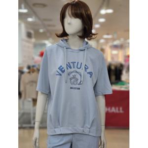[아날도바시니]네트 레터링 후드 티셔츠 AY06TS07M1