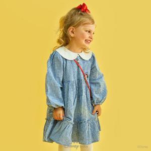 [디즈니베이비]백설공주체크원피스(가방)(BLUE)_79R524058