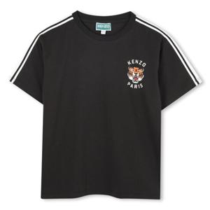 [겐조키즈][KENZO GALAXY]럭키타이거 어깨줄무늬반팔 티셔츠Z256AFTT11