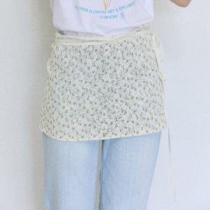 [아워호프] Crochet Flower Layered Skirt - Ivory [H25SM2-AC05-IVO]