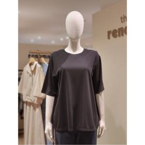 더레노마 백 플리츠 티셔츠 (R2G22JTS120)