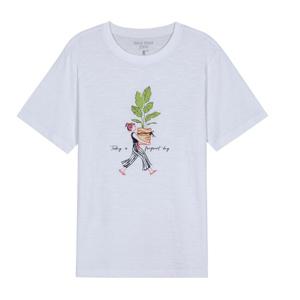 [뱅뱅]여성 프린트 반팔 티셔츠 NTL553