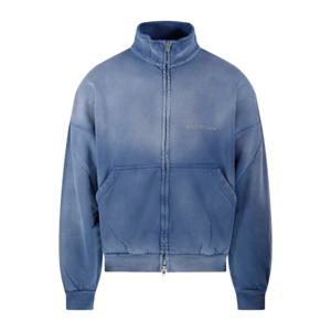 발렌시아가 블루 페이디드 워시 집업 재킷 844162 TSVP1 4530