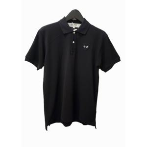 [꼼데가르송(잡화)]AX-T066-051 (블랙하트  반팔 피케티)