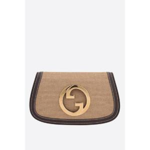 GUCCI 구찌 블론디 캔버스 &  부드러운 가죽 숄더백 699268FAA6X2348