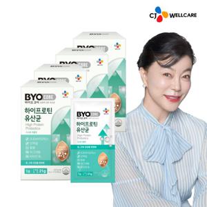 [사은품증정](NEW)[CJ공식] 바이오코어 하이프로틴 유산균(38g*10포)  4박스