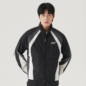 [휠라][휠라] 크링클 홑겹 컬러블럭 벤틸레이션 바람막이 (FS2JK