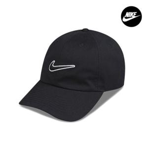 나이키 클럽 언스트럭처 스우시 남자 여성 볼캡 모자 FB5369-010