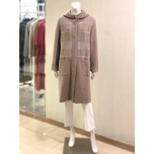 벨리시앙 세이브존01 폭스 울 후드넥 롱 카디건 KT3407