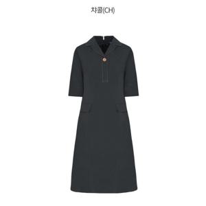 [올리비아하슬러(여성)]배색스티치카라원피스 DMOP902